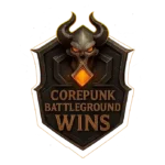 Corepunk Battleground logo, representing victories and achievements in the game's battleground and PvP modes.