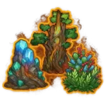 Corepunk raw materials and crafting resources, representing in-game items used for crafting, upgrading, and progression.