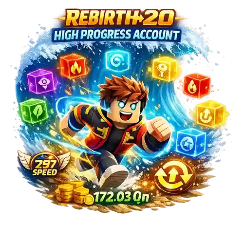 🧠Escape Brainrots for Tsunami⭐Roblox Account⭐7x Secret Blocks⭐accounts Rebirth 20 +172.03 Qn Cash 297 speed🚀Cheap & Fast Delivery