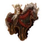 Graceful FFXIV mount with elegant features and a serene, mystical presence