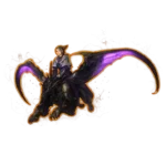 Stealthy FFXIV mount resembling a shadowy lynx with glowing eyes and agile movements