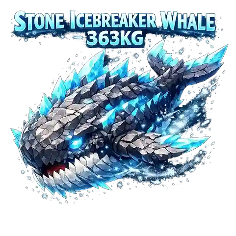 Stone Icebreaker Whale (363kg)