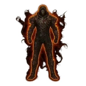Guild Wars 2 Obsidian Armor set featuring legendary endgame gear with a dark, crystalline design.