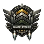 Helldivers 2 powerleveling boost illustration showing armored Helldiver soldier firing heavy weapon with dynamic targeting UI elements representing fast progression and rank increase service