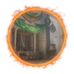 Illustration of Illia Travelogue standing with a calm expression and detailed outfit.