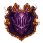 Last Epoch Forgotten Knights rank emblem featuring a shining crest symbolizing honor and valor