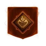 Last Epoch Merchants Guild rank emblem featuring a detailed crest symbolizing trade and wealth