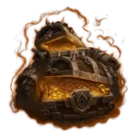 chests of gold showing the gold coins full of chest for mistfall hunter