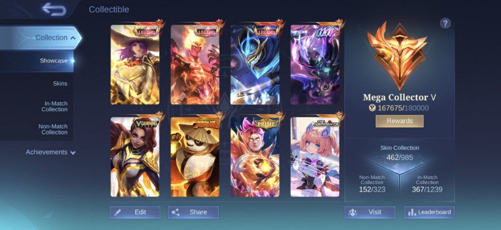 MLBB Mega Collector V | 571 Skins | iOS/Android