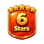 Monopoly GO 6 Star Stickers rare collectible reward card