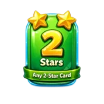 Monopoly GO 2 Star Stickers Any 2-Star Card reward badge