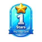 Monopoly GO 1 Star Stickers Any 1-Star Card reward badge