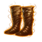 New World Winged Leather Shoes Artifact