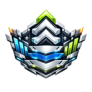 Overwatch 2 Stadium Rank Boost graphic showing competitive rank icons and progress arrows representing accelerated ranking service for ranked matches