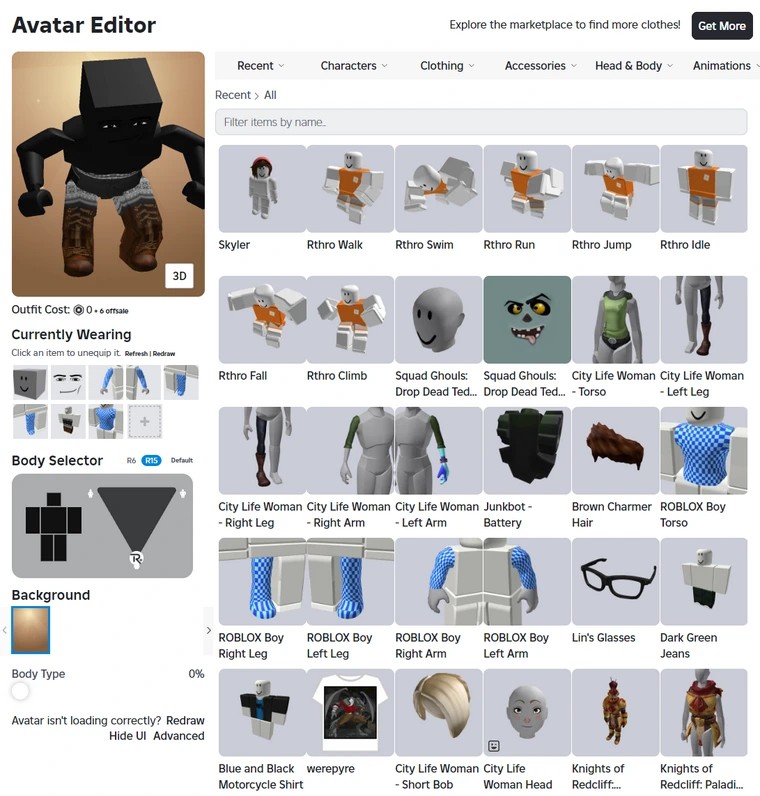 Roblox account