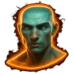 The Blessing of Athena’s Fortune logo featuring a glowing ghostly skull surrounded by ethereal blue light.