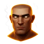 The Legendary Curse logo depicting a glowing skull wreathed in mystical golden energy.