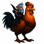 Magic Rooster Egg Mount
