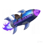 Blue Netherrocket Mount
