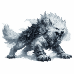 White War Wolf Mount