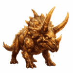 Slate Primordial Direhorn Mount