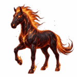 Fiery Warhorse Mount