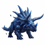 Cobalt Primordial Direhorn Mount