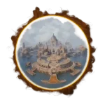 Wuthering Waves Rinascita area featuring vibrant landscapes and mystical elements, representing exploration and progression within this enchanting region.