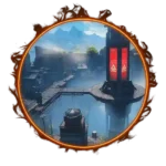 Wuthering Waves Tiger’s Maw region featuring rocky cliffs and dense terrain, representing exploration and discovery within this challenging area.