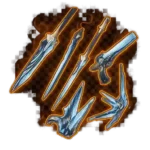 Various Wuthering Waves weapons displayed together, representing weapon leveling and enhancement progression.